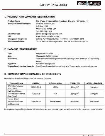 Bio-Pure Powder-SDS
